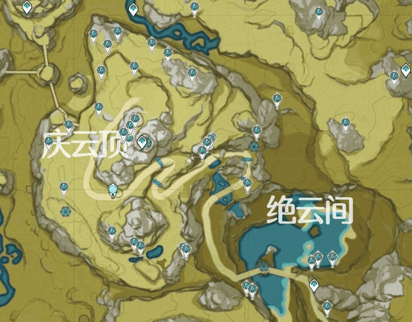 原神水晶矿哪里多新手地图-原神水晶矿位置分布图