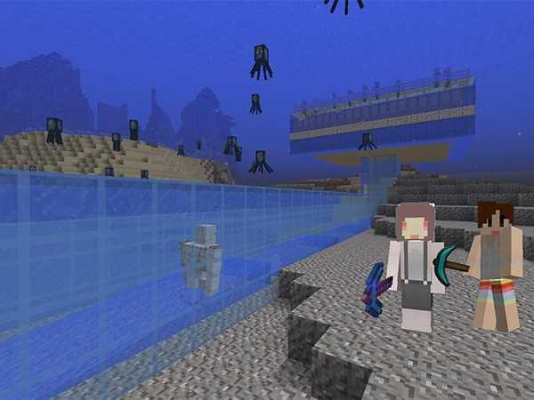 我的世界怎么制作室内水族箱和水族馆?