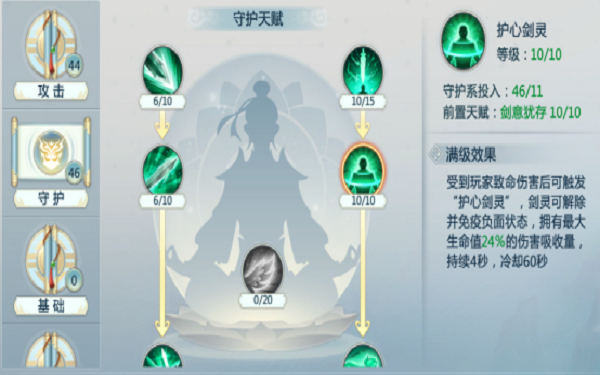 青云诀2凌霄天赋加点攻略,格挡防御和气血是至关重要的属性