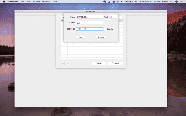 iSSH Shell Mac V1.0