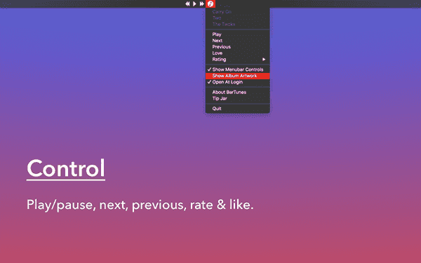  BarTunes Mac V1.3