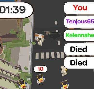 Zombie Crowd in City