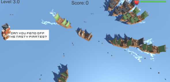 ����Χ�Ĵ�Surrounded Ship