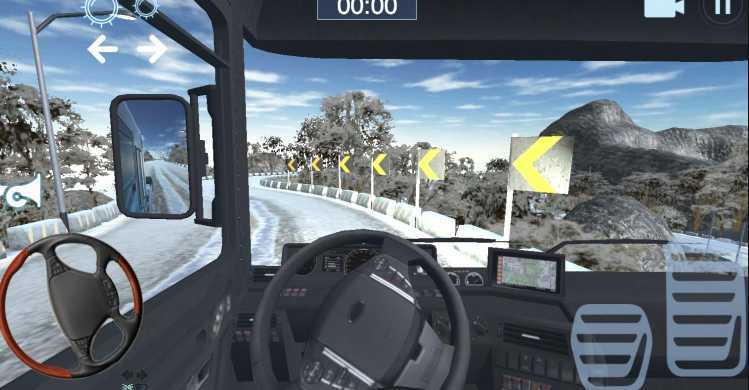ѩ��ŷ�޿�����ʻģ�⣨Truck Simulator Snow Mountain��