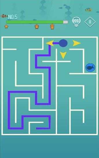 �Թ�����(maze & fish)