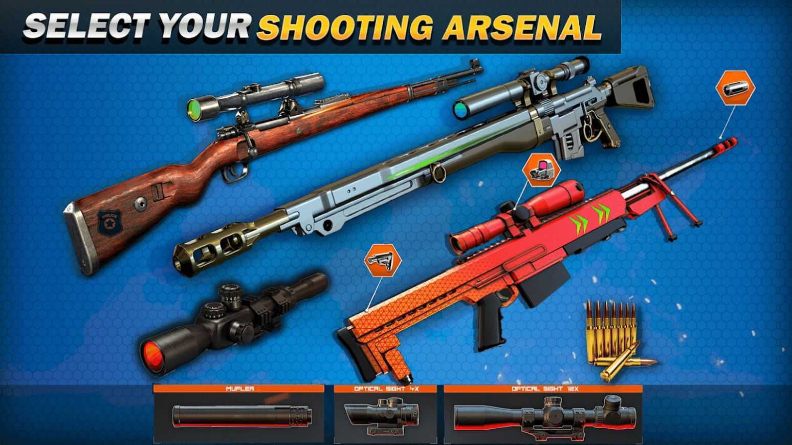 �ѻ���Ӣ���ط���(Hero Sniper FPS Shooting Game)