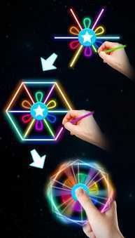 Draw FingerSpinners(��ָ������)