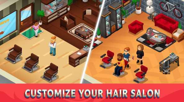 Idle Barber Shop Tycoon(���е���������)