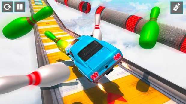 Σ�յĸ߿ռ��⳵�ؼ�(Muscle Car Stunts 2020)