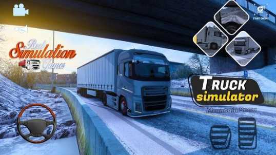 ŷ��ѩ�ؿ���ģ����(Truck Simulator Snow Mountain)