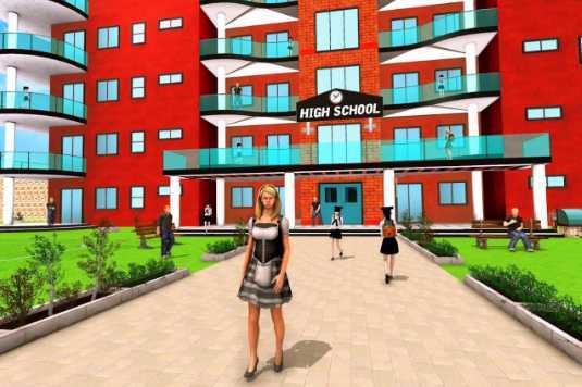 ����У԰Ů��ģ����(Virtual High School Girl)