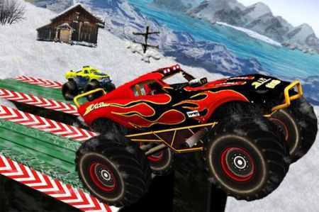 ѩ�ر��ۿ���Monster Truck Snow Stunt Racing
