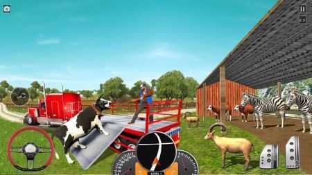 �������䳵Animal Transporter Truck Driving