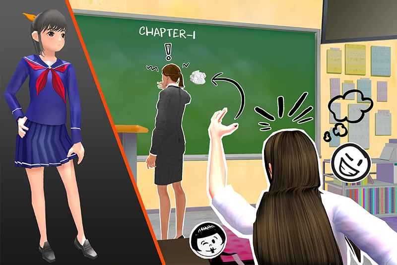 虚拟高中女孩模拟器 虚拟高中女孩模拟器