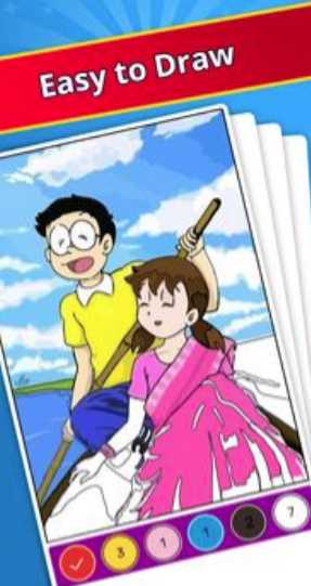 ��ͨ��ɫ��Cartoon Coloring : Fill Color By Number��