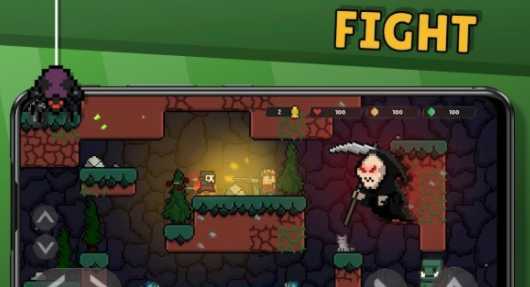���ض�Ѩս����̽����Ϸ(Pixel Caves)