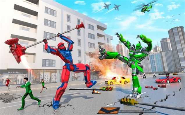 ����Ӣ��ģ����US Police Hammer Robot Fighting